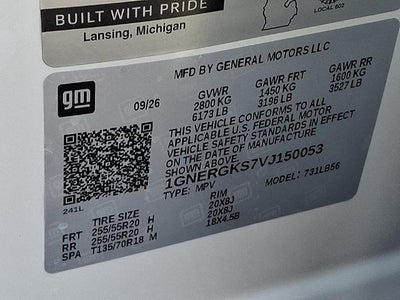 2027 Chevrolet Traverse LT