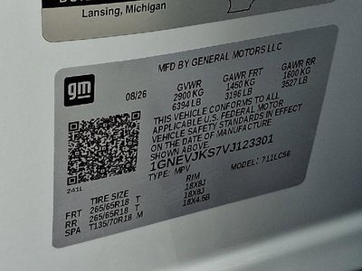 2027 Chevrolet Traverse Z71