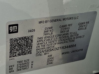 2026 Chevrolet Tahoe Premier