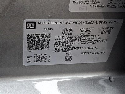 2026 Chevrolet Silverado 1500 Custom Trail Boss