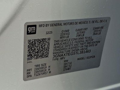 2026 Chevrolet Equinox RS