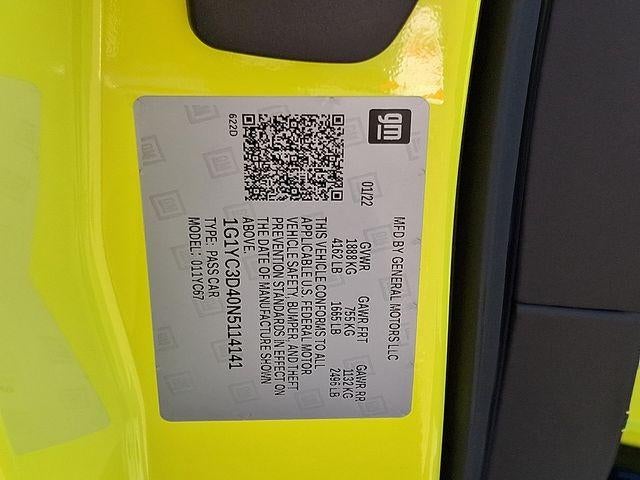2022 Chevrolet Corvette Stingray 3LT