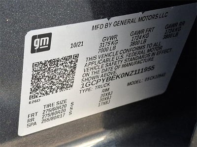 2022 Chevrolet Silverado 1500 LTD Custom