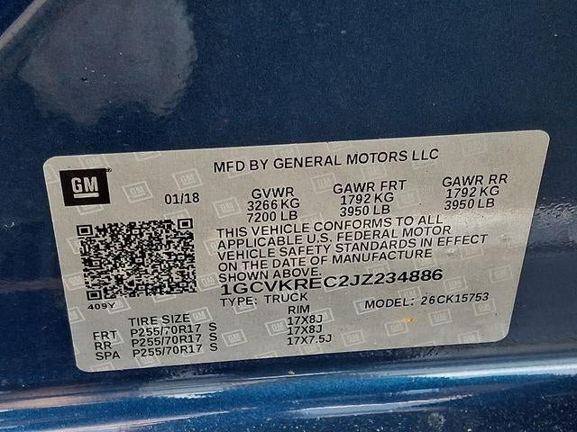 2018 Chevrolet Silverado 1500 LT