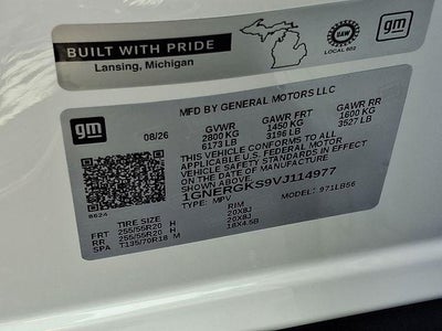 2027 Chevrolet Traverse LT