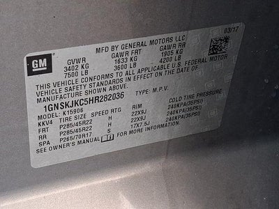 2017 Chevrolet Suburban Premier