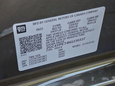 2022 Chevrolet Silverado 2500 HD LTZ