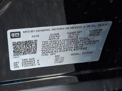 2026 Chevrolet Equinox RS