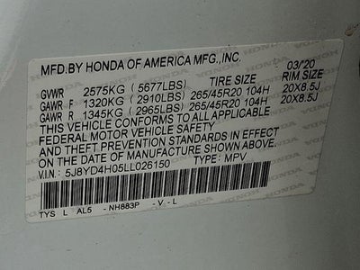 2020 Acura MDX Technology & A-SPEC Packages