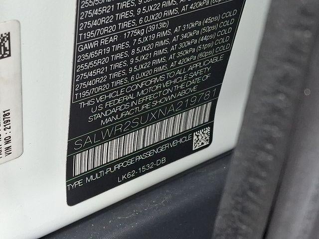 2022 Land Rover Range Rover Sport HSE Silver Edition