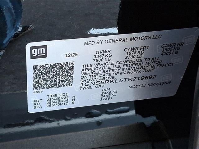 2026 Chevrolet Tahoe RST