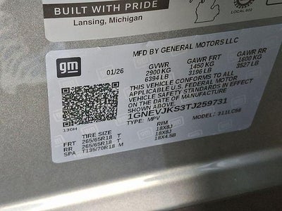 2026 Chevrolet Traverse Z71