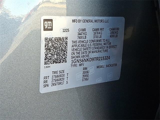 2026 Chevrolet Tahoe LT