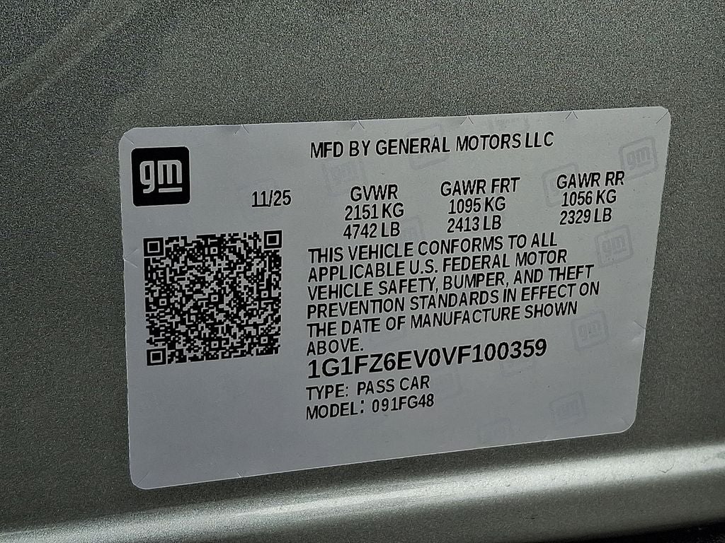 2027 Chevrolet Bolt EV RS