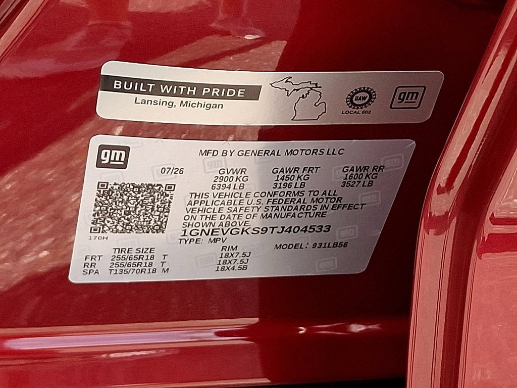 2026 Chevrolet Traverse LT