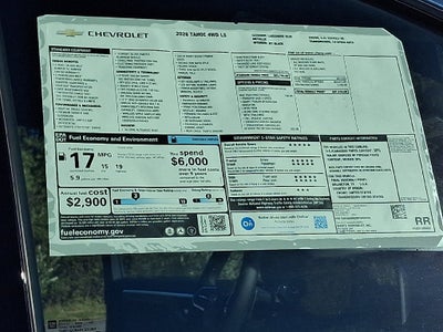 2026 Chevrolet Tahoe LS