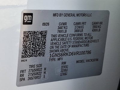 2027 Chevrolet Tahoe RST