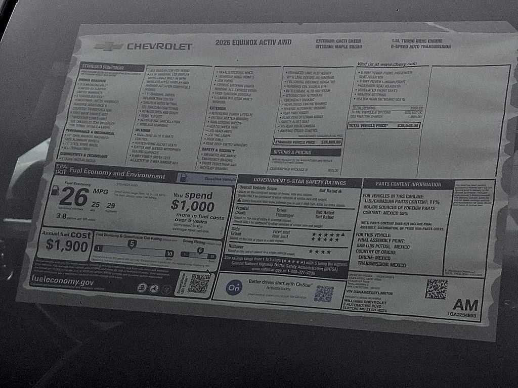 2026 Chevrolet Equinox ACTIV